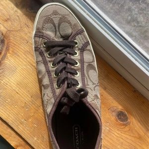Coach sneakers. Size 8B
